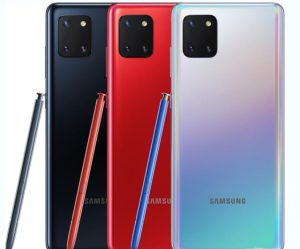 samsung note 10 lite price front and back view