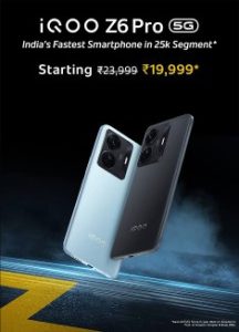 iQOO Z6 Pro 5G price in India