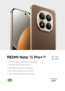 Redmi Note Series 2026 Launch Back and Front look 