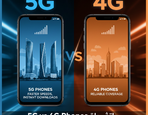 5G vs 4G Phones Kuwait