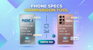 Phone Specs Comparison Tool view 