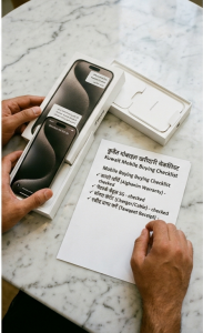 Mobile Buying Checklist in Kuwait