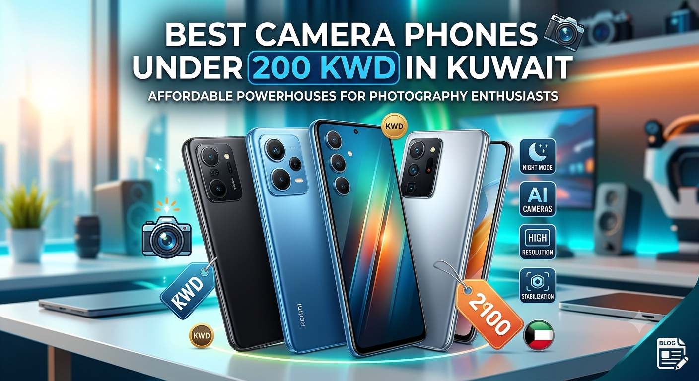 Best Camera Phones Under 200 KWD in Kuwait featuring affordable smartphones with advanced camera systems for photography enthusiasts.