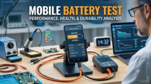 Please provide or upload the photo you would like me to base the alt text on, and I will gladly write it for you in English incorporating the keyword Mobile Battery Test in Kuwait